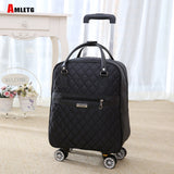 New Hot Fashion Women Brand Casual Stripes Case Rolling Rolling Luggage Trolley Luggages Trolley