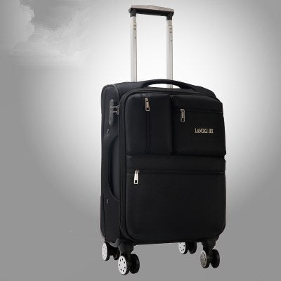 Large Capacity Commercial Trolley Luggage On Universal Wheels,Waterproof Oxford Silk Colth Travel