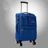 Large Capacity Commercial Trolley Luggage On Universal Wheels,Waterproof Oxford Silk Colth Travel