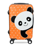 Cute Panda Travel Suitcase,Abs+Pc Carry-Ons Trolley Case, 24"Rolling Luggage,20"Inch Boarding