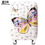 Cartoon20 24 28 Butterfly Print Universal Wheels Trolley Luggage Travel Bag Luggage Girls Drag