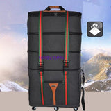 Ultra-Light Canvas Travel Bag,Move House Large Capacity Trolley Luggage Bags,34" 42" Bags On