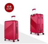Travel Tale Cross Grain 20/22/24 Inches Pc Rolling Luggage Spinner Brand Travel Suitcase Fashion