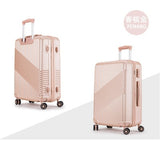 Travel Tale Cross Grain 20/22/24 Inches Pc Rolling Luggage Spinner Brand Travel Suitcase Fashion