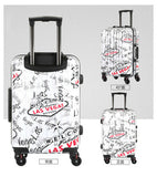 Abs+Pc Universal Wheel Trolley Bag,Unisex Roller Box Trolley Luggage,Boarding Bag,Cute Cartoon
