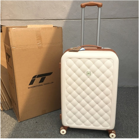 Travel Suitcase Rolling Luggage Spinner Trolley Case 20/24/29Inch Boarding Wheel Woman Cosmetic