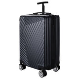 Fashion Abs+Pc Trolley Case,Scratch-Resistant Luggage,Silent Universal Wheel Password Lock
