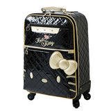 Retro Pu Leather Trave Luggage Bags On Universal Wheels,High Quality Female Hello Kitty Fashion