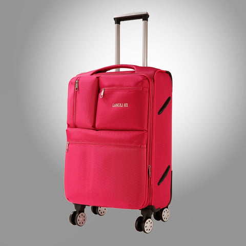 Hotsale!Classical Commercial Type Trolley Luggage On Universal Wheels,Oxford Silk Colth Travel
