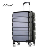 Letrend Women Korea Rolling Luggage Spinner Password Trolley Suitcase Wheels 20 Inch Cabin Travel