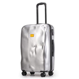 Uniwalker Abs+Pc Unisex Crash Design 20'' Boarding Luggage Travel Trolley Rolling Luggage With