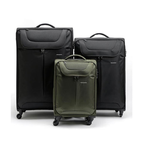 Fashion Suitcase,Canvas Trolley Case,30"Super Light Large Capacity Travel Trunk,20"Boarding Rolling