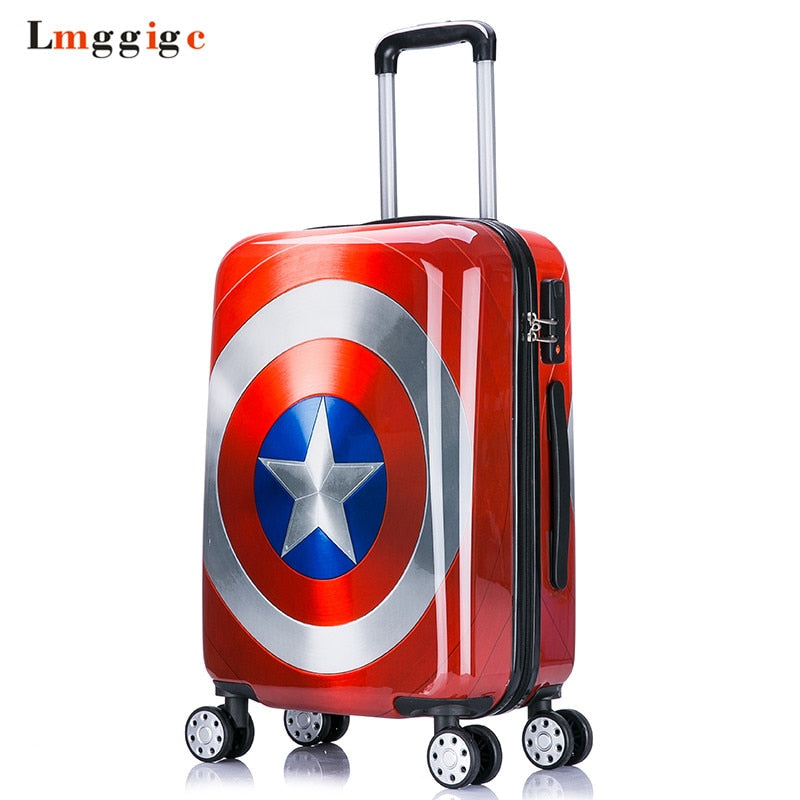 Kids Rolling Luggage Travel Bag,Children'S Wheel Suitcase,Child Trolley With Lock,16"20"24" Inch