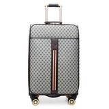 High Quality Trolley Case,Universal Wheel Retro Suitcase,Travel Leather Luggage,20"Business