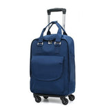 Trolley Bag Female,Lightweight Oxford Cloth Travel Package,Trolley Bag Universal Wheel Luggage