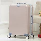 Abs Pc Storage Trolley Case,Universal Wheel Luggage Bag,Password Suitcase,20 Inch 24 Inch Trolley