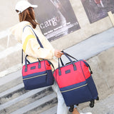 Portable Trolley Bag,Trolley Case And Shoulder Bag Sets,Universal Wheel Oxford Cloth