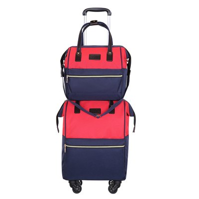 Portable Trolley Bag,Trolley Case And Shoulder Bag Sets,Universal Wheel Oxford Cloth