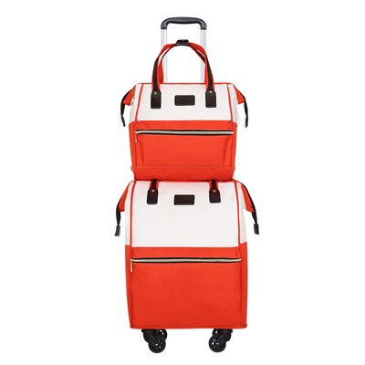 Portable Trolley Bag,Trolley Case And Shoulder Bag Sets,Universal Wheel Oxford Cloth