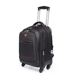 New Multifunction Rolling Luggage 20"22"Spinner Backpack Shoulder Travel Bag Casters Trolley