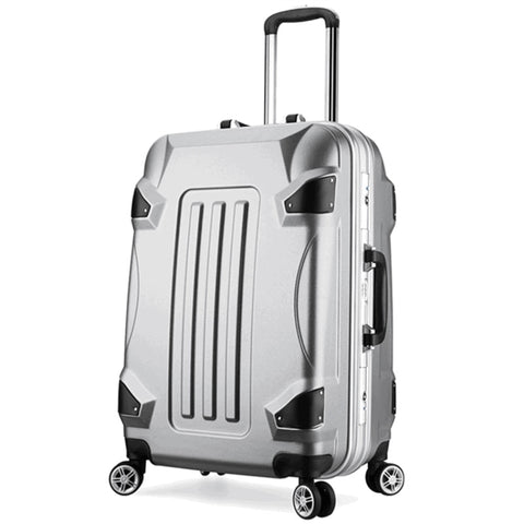 Fashion Trolley Case,Aluminum Frame Luggage,Male And Female Universal Wheel Travel Boarding