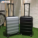 Pc Material Cabin Suitcase Case,New Arrival Rolling Luggage Bag, 55.5*37.5*22 Cm Universal Wheel
