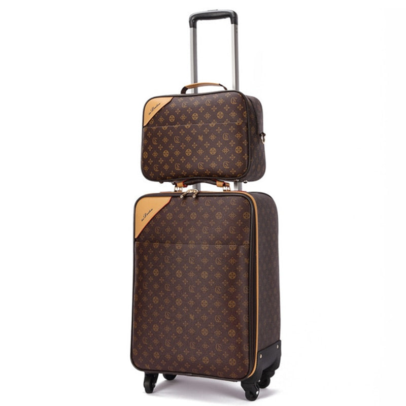 Louis Vuitton Luggage on Wheels 