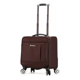 Male/Female Oxford Fabric Commercial Trolley Luggage 18 Universal Wheels Luggage Fashion Travel