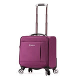 Male/Female Oxford Fabric Commercial Trolley Luggage 18 Universal Wheels Luggage Fashion Travel