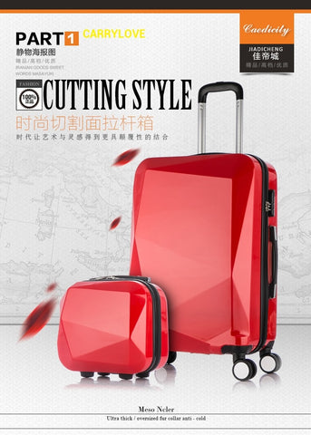 Carrylove Fashion Luggage Series 20/24 Inch Pc Handbag And  Rolling Luggage Spinner Brand Travel
