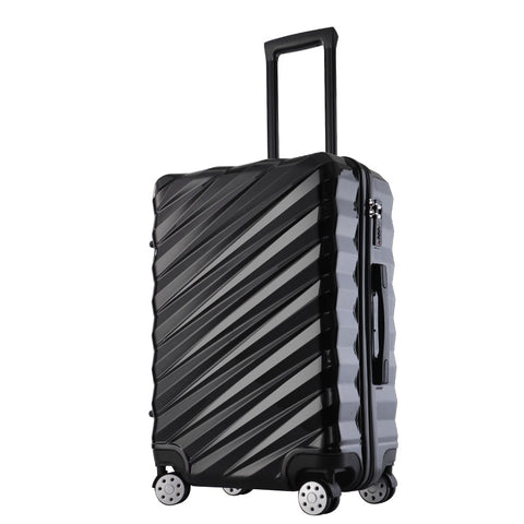 New Fashion 20"24"26''28"  Rolling Hardside Luggage Travel Suitcase With Wheels Abs+Pc Suitcase