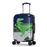 New Fashion 20Inch Cute Cartoon Suitcases Wheel Kids Car/Dinosaur Rolling Luggage Spinner Trolley