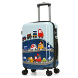 New Fashion 20Inch Cute Cartoon Suitcases Wheel Kids Car/Dinosaur Rolling Luggage Spinner Trolley