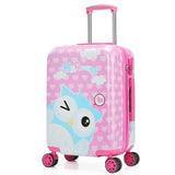 New Fashion 20Inch Cute Cartoon Suitcases Wheel Kids Car/Dinosaur Rolling Luggage Spinner Trolley