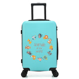 Cartoon, Can Be Customized Design  Pc Rolling Luggage Spinner Brand Travel Suitcase 20"/24"