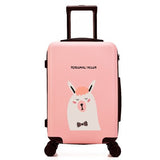 Cartoon, Can Be Customized Design  Pc Rolling Luggage Spinner Brand Travel Suitcase 20"/24"