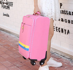 Suitcase Trolley Luggage Female Male Universal Wheels Travel Luggage Bag 20 24 Password Box Pull