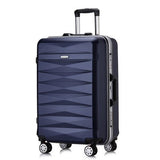 Abs+Pc Trolley Case, Stylish Luggage, Wearable Travel Case, Universal Mute Wheel Bag For Men And