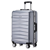 Abs+Pc Trolley Case, Stylish Luggage, Wearable Travel Case, Universal Mute Wheel Bag For Men And