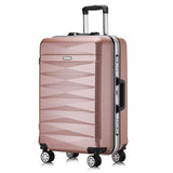 Abs+Pc Trolley Case, Stylish Luggage, Wearable Travel Case, Universal Mute Wheel Bag For Men And