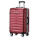 Abs+Pc Trolley Case, Stylish Luggage, Wearable Travel Case, Universal Mute Wheel Bag For Men And