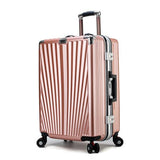 Abs+Pc Quality Trolley Casetravel Luggage,Fashion Boarding Trunk,Wheel Suitcase Dowry Box Bride