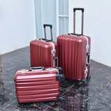 Abs+Pc Quality Trolley Casetravel Luggage,Fashion Boarding Trunk,Wheel Suitcase Dowry Box Bride