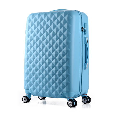 Wholesale!28Inches Abs+Pc Hardside Travel Luaggage Bags On Universal Wheels,Female Pink Green