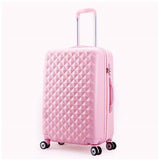 Wholesale!28Inches Abs+Pc Hardside Travel Luaggage Bags On Universal Wheels,Female Pink Green