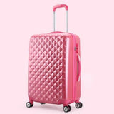 Wholesale!28Inches Abs+Pc Hardside Travel Luaggage Bags On Universal Wheels,Female Pink Green