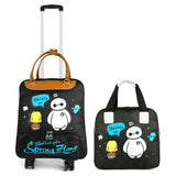 Mulheres Saco Da Bagagem De Rolamento, Cabine Mala De Viagem, Caixa Do Trole Leve, Moda-Carry Ons