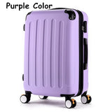 Wholesale!High Quality 28Inches Candy Color Abs Pc Travel Luggage Bags On Brake Universal