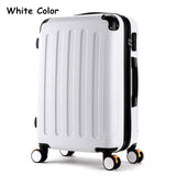 Wholesale!High Quality 28Inches Candy Color Abs Pc Travel Luggage Bags On Brake Universal