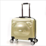 18/20 Inch Pc+ Abs Girl Cartoon Pull Rod Box Trolley Case 3D Child Travel Luggage Anime Suitcase